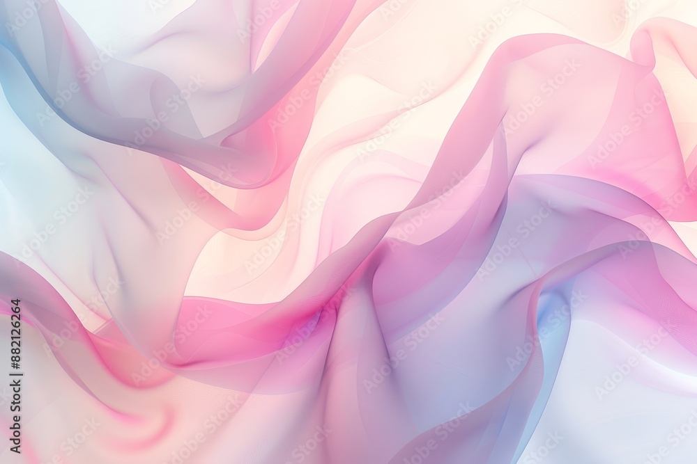 Abstract Background with Soft Flowing Pastel Hues Abstract Background with Soft Flowing Pastel Hues