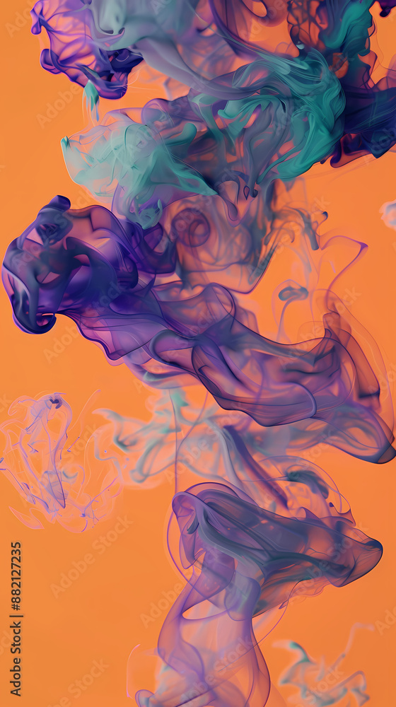 Abstract color ink Abstract color ink