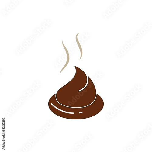 Feces icon illustration