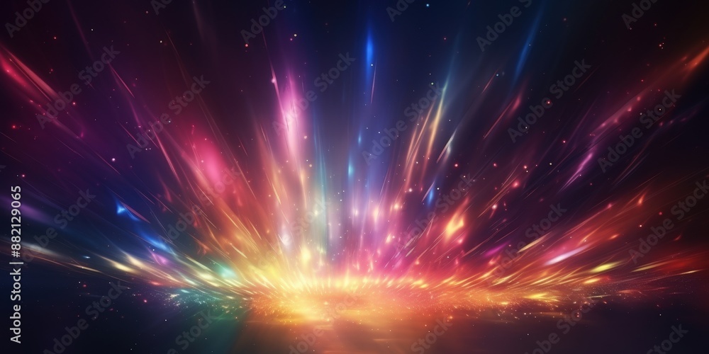Obraz premium Abstract Colorful Explosion