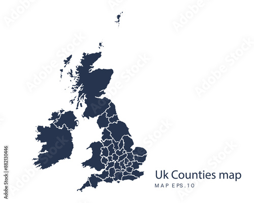 Uk Counties map