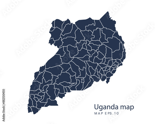 Uganda map