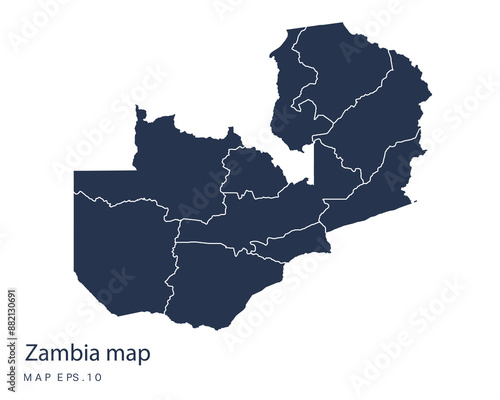 Zambia map