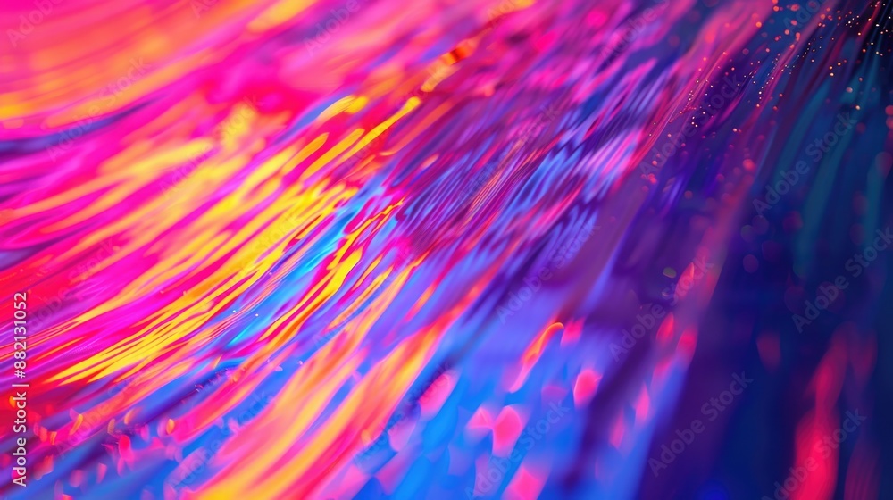 Obraz premium Close-up view of a vibrant and colorful background