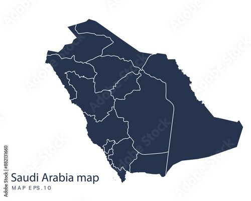 Saudi Arabia map