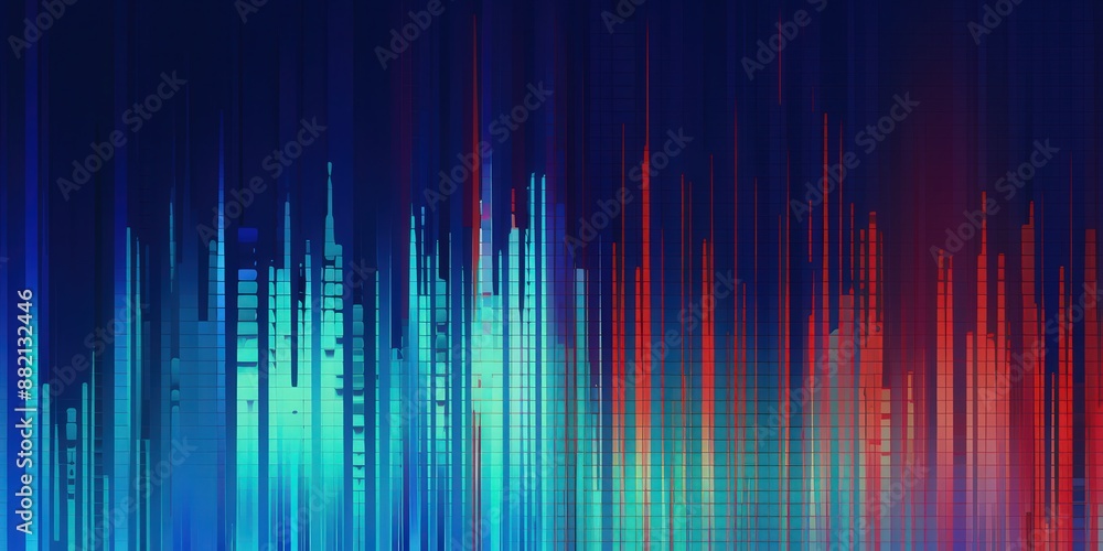 Abstract Digital Art with Vibrant Colors Abstract Digital Art with Vibrant Colors