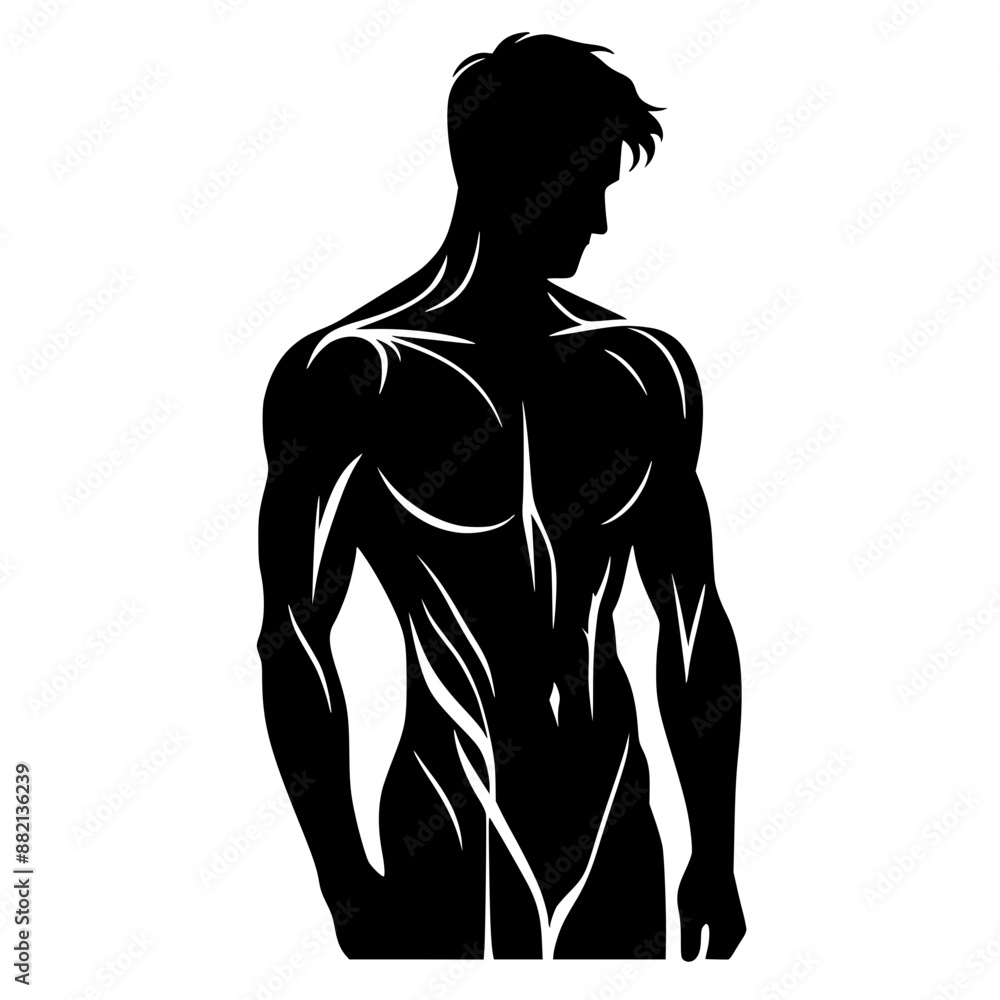 Fototapeta premium silhouette of a person