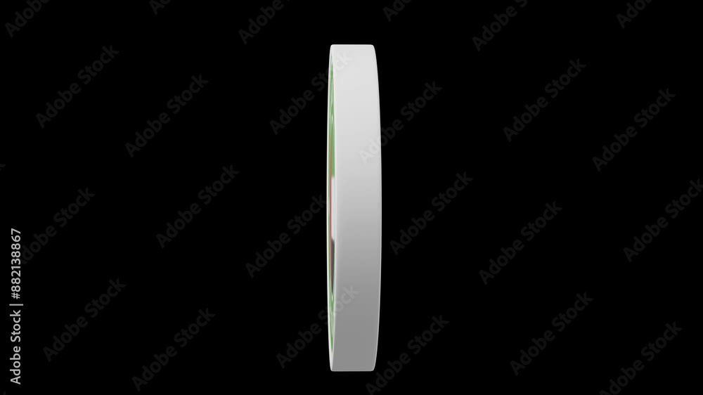 Made in Emirates. Circle country flag product label round pinback button banner simple looped animation. Transparent backgound. 3d rendered movie with alpha channel. Round shape. Made in Emirates. Circle country flag product label round pinback button banner simple looped animation. Transparent backgound. 3d rendered movie with alpha channel. Round shape.