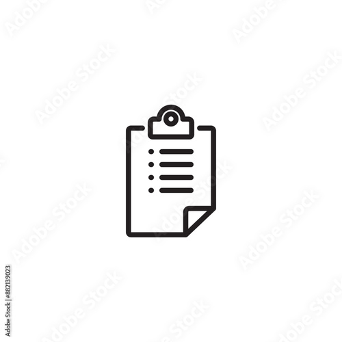 Police report linear icon. Thin line illustration. Parking fine. Traffic ticket. Contour symbol. Editable icon.