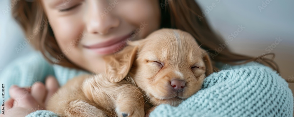 The Unbreakable Bond A Girl and Her Puppy Share a Moment of Trust and Affection, A Picture of Pure Love and Loyalty The Unbreakable Bond A Girl and Her Puppy Share a Moment of Trust and Affection, A Picture of Pure Love and Loyalty