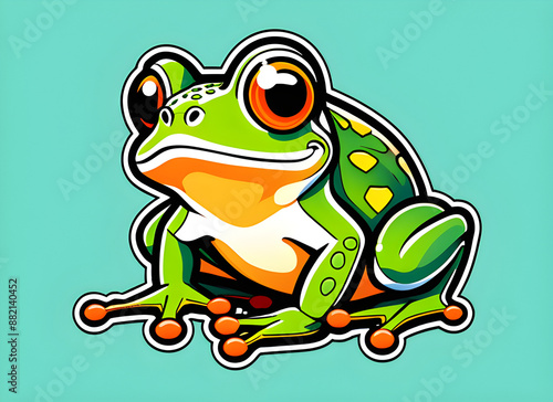 frog  generative ai © 최성희 최