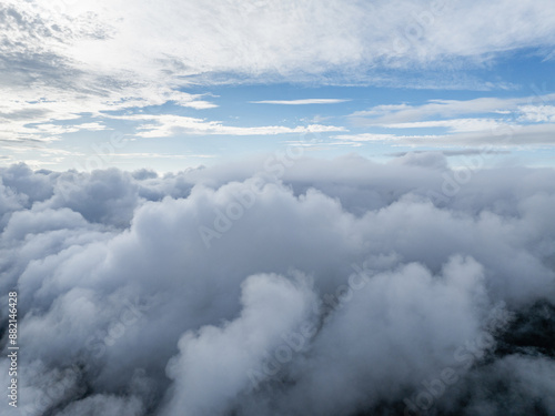 Above the clouds, cloud scape