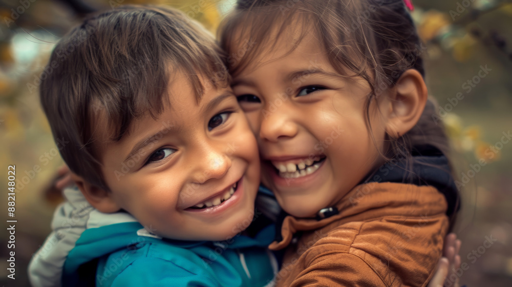 child girl and boy, childhood brother and sister love, family child girl and boy, childhood brother and sister love, family