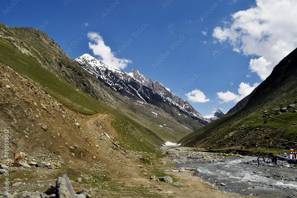 Vast alpine landscape at Sonmarg, Jammu and Kashmir, India Vast alpine landscape at Sonmarg, Jammu and Kashmir, India