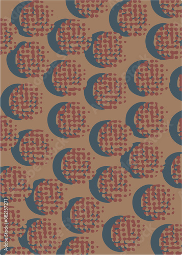 Set polka dots, seamless, vector pattern. Simple background. Abstract surfece. photo