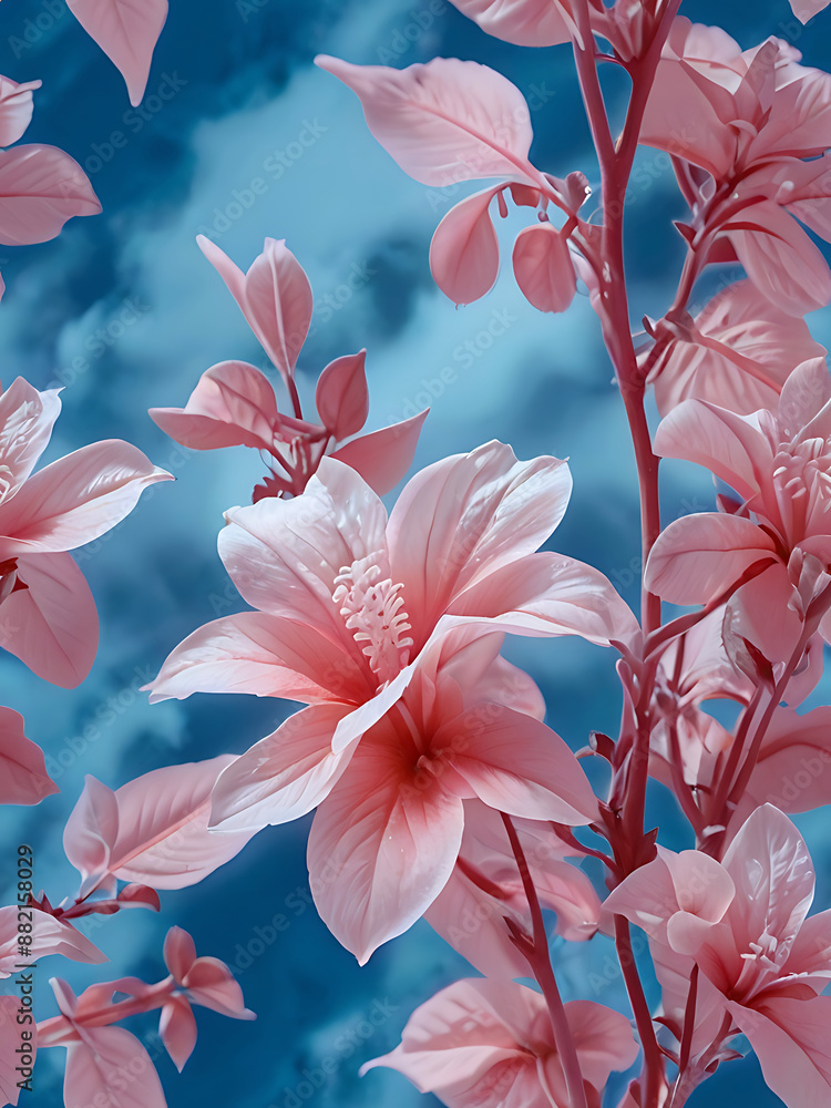 Flower pattern background, home decor. Flower pattern background, home decor.