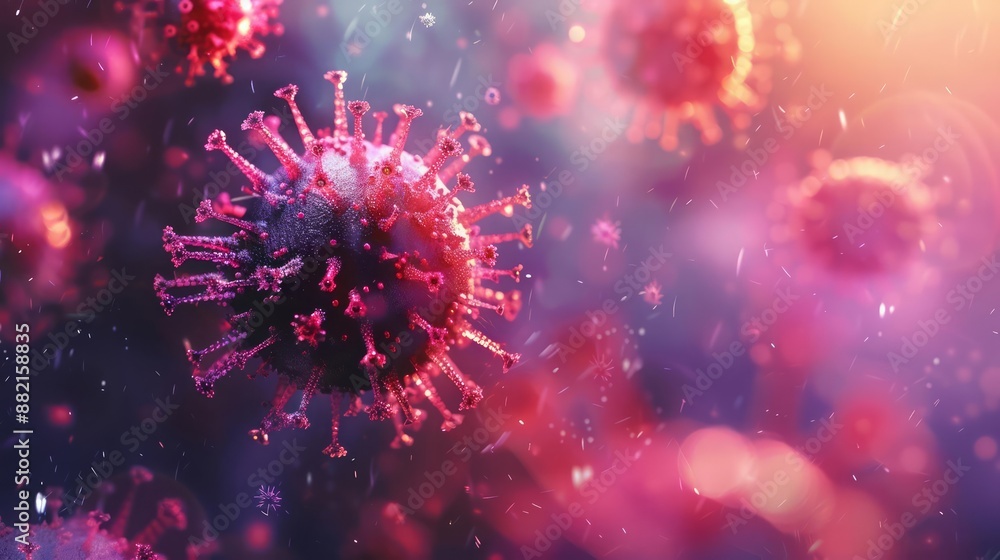 The study of viruses in microbiology helps in developing vaccines and antiviral drugs to combat infectious diseases Sharpen banner template with copy space on center The study of viruses in microbiology helps in developing vaccines and antiviral drugs to combat infectious diseases Sharpen banner template with copy space on center