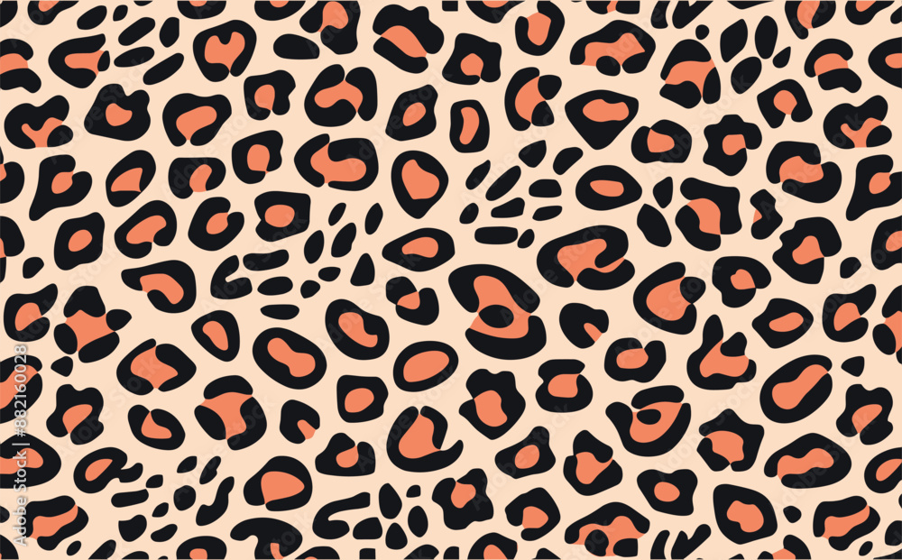 black and white leopard print pattern on the ground, flat illustration style, vector graphics, simple lines, minimalism, no shadows, white background, high resolution black and white leopard print pattern on the ground, flat illustration style, vector graphics, simple lines, minimalism, no shadows, white background, high resolution