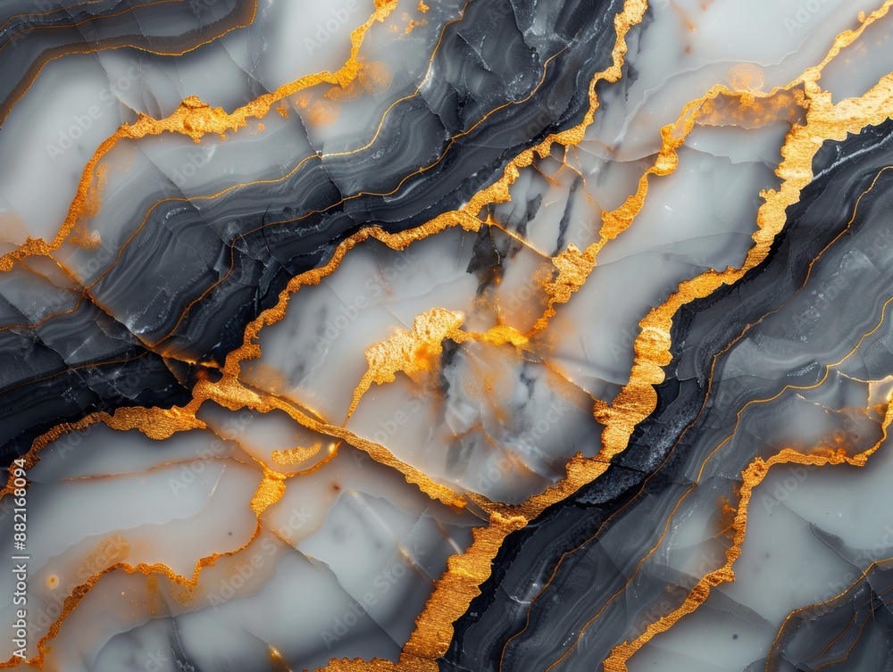 Elegant background with marble textures and gold veins. Elegant background with marble textures and gold veins.