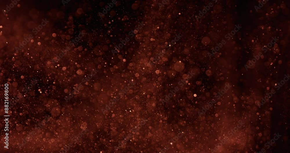 Brown Sand Particles Floating In Slow Motion Brown Sand Particles Floating In Slow Motion