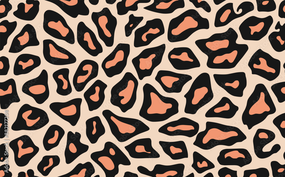 black and white leopard print pattern on the ground, flat illustration style, vector graphics, simple lines, minimalism, no shadows, white background, high resolution black and white leopard print pattern on the ground, flat illustration style, vector graphics, simple lines, minimalism, no shadows, white background, high resolution