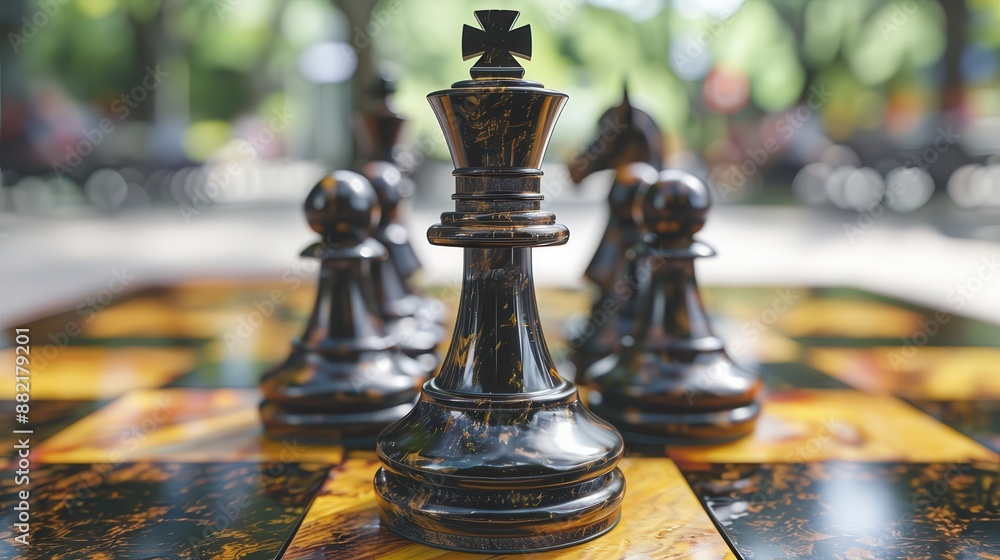 chess board with a chess piece on it chess board with a chess piece on it