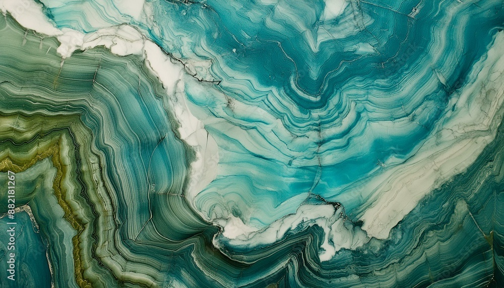 Abstract Marble Texture in Hues of Blue and Turquoise Abstract Marble Texture in Hues of Blue and Turquoise