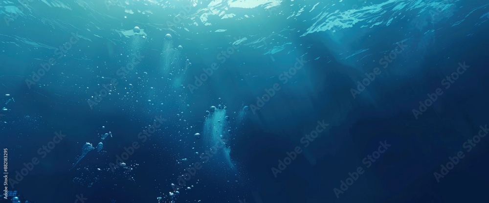 Fototapeta premium Blue background, perfect for a calming and serene design