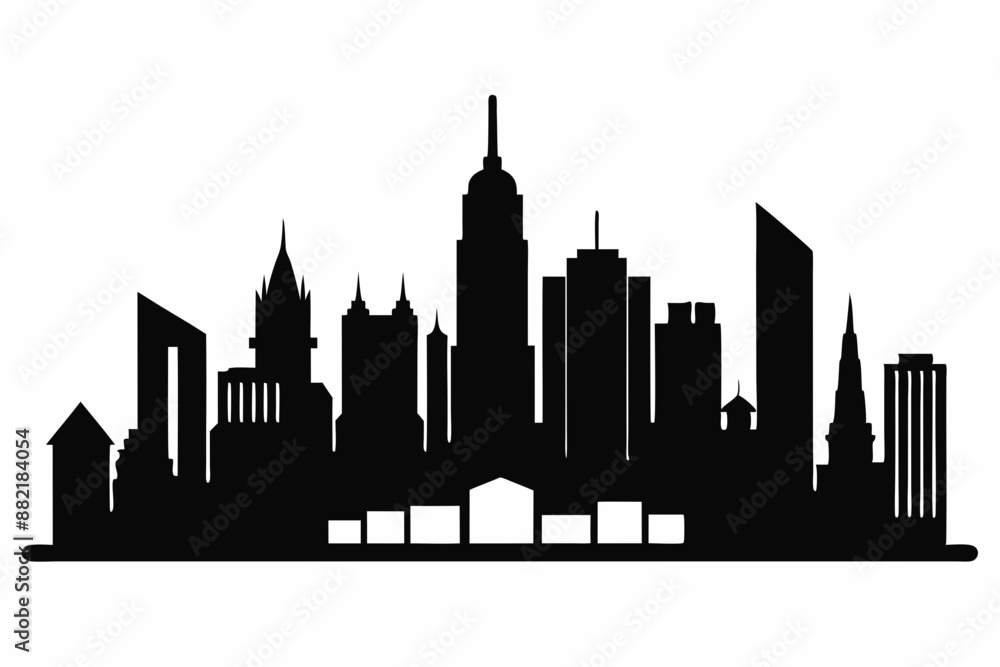 city skyline silhouette, Modern City Skyline Skyscrapers, City silhouette vector, Skyline urban border collection.
city skyline silhouette, Modern City Skyline Skyscrapers, City silhouette vector, Skyline urban border collection.