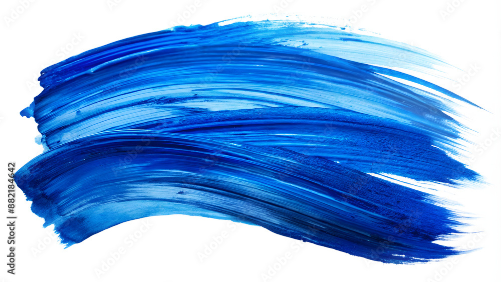 Blue abstract watercolor brush strokes on white background. Texture paper. Blue abstract watercolor brush strokes on white background. Texture paper.