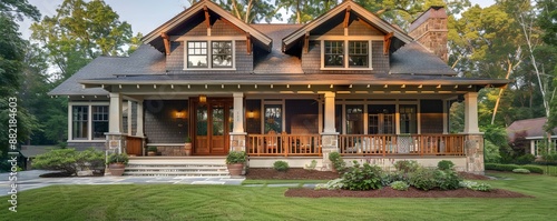 Charming craftsman with a large porch.