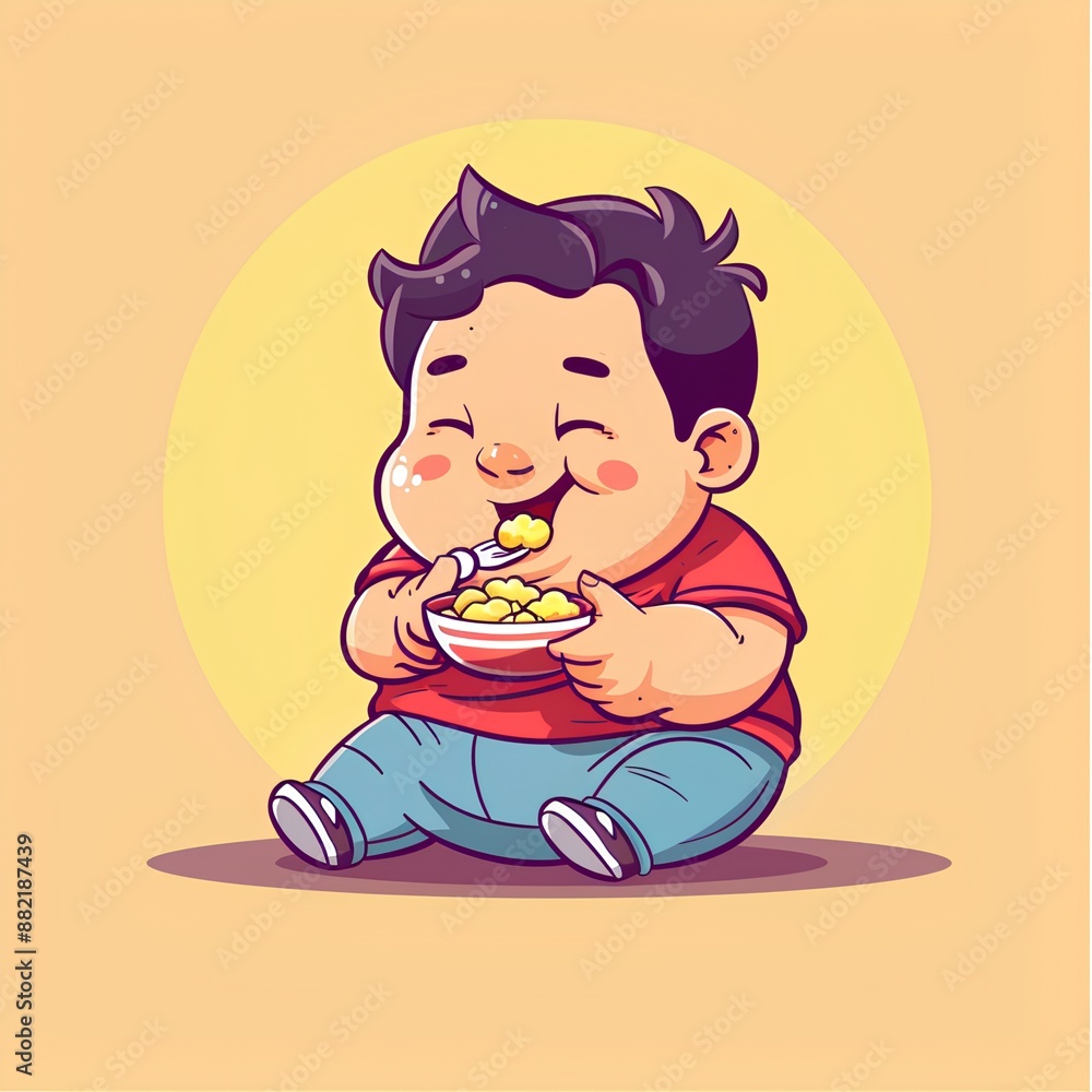 child enjoy eating child enjoy eating