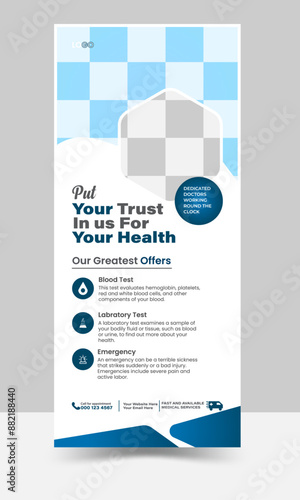 Medical Roll Up Banner.