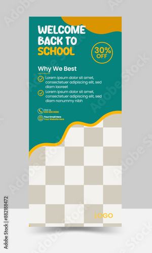 Admission Roll Up Banner.