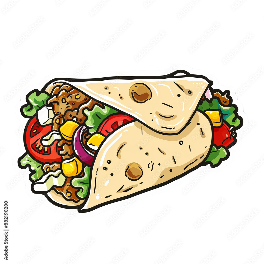vector illustration of a meat and cheese sandwich vector illustration of a meat and cheese sandwich