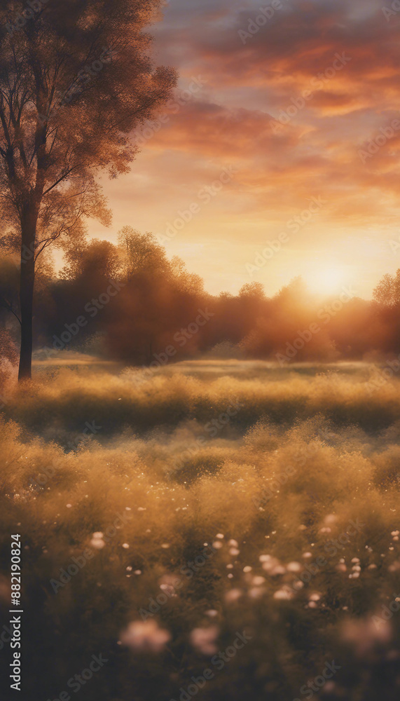 Outdoors painting nature sunset Outdoors painting nature sunset