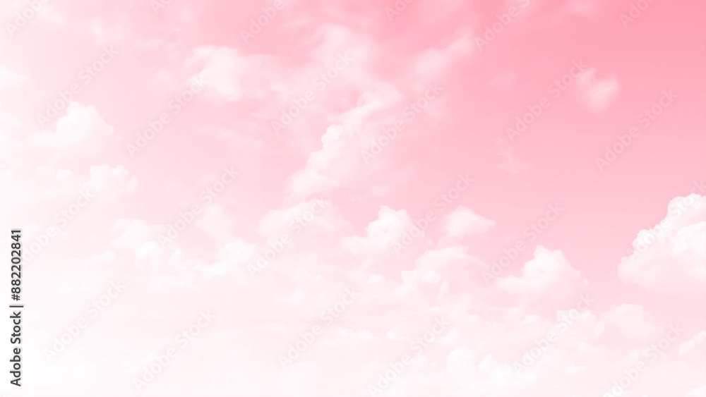 Pink sky with beautiful cloud. Bright landscape Pink sky with beautiful cloud. Bright landscape