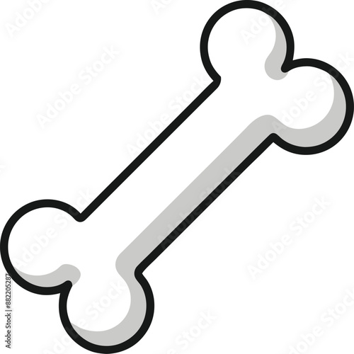 Bone Vector illustration on white background. Premium quality symbols. Stroke vector icon for concept and graphic design