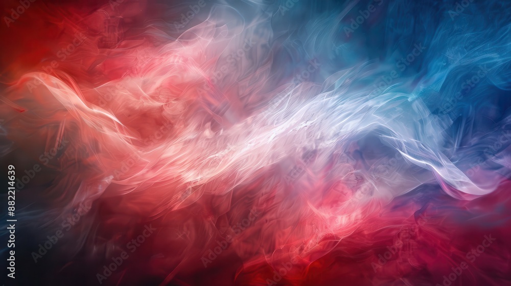 Abstract American flag with a blurred effect, making the stars and stripes appear soft and indistinct Abstract American flag with a blurred effect, making the stars and stripes appear soft and indistinct
