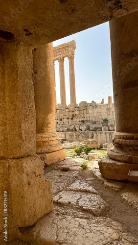 Roman Ruins Baalback, Lebanon  photo