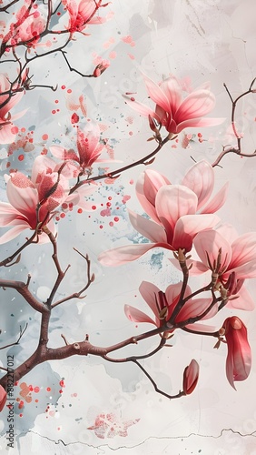 Pink Blossom Magnolia Serenade beauty