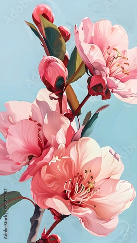 Pink Blossom Magnolia Serenade beauty