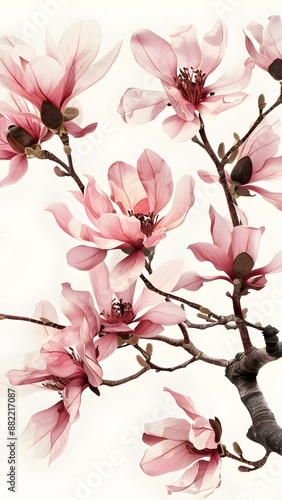 Pink Blossom Magnolia Serenade beauty
