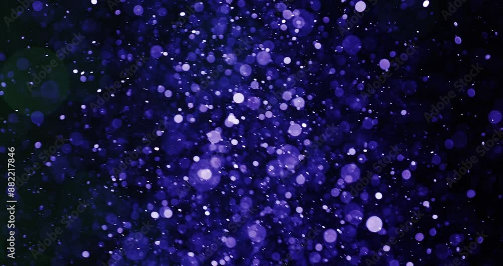 Ethereal Purple Particles Floating Against Dark Background Ethereal Purple Particles Floating Against Dark Background