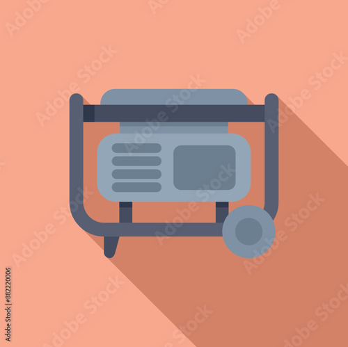 Portable generator is using combustion engine for converting mechanical energy into electrical energy