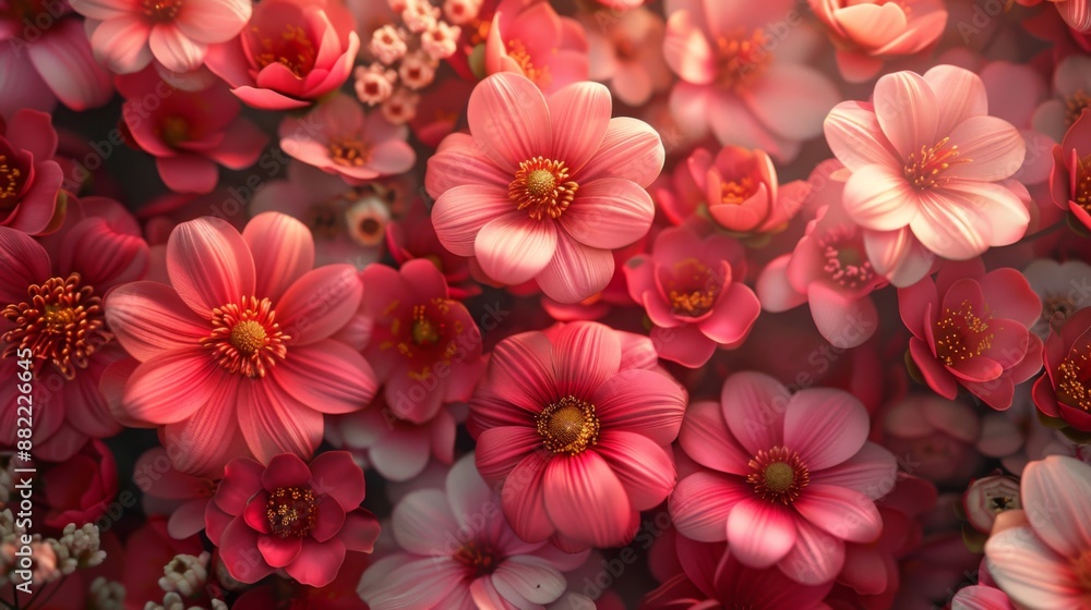 Pink Floral Tapestry Pink Floral Tapestry