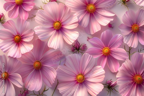 Pink Cosmos Flower Arrangement © racesy
