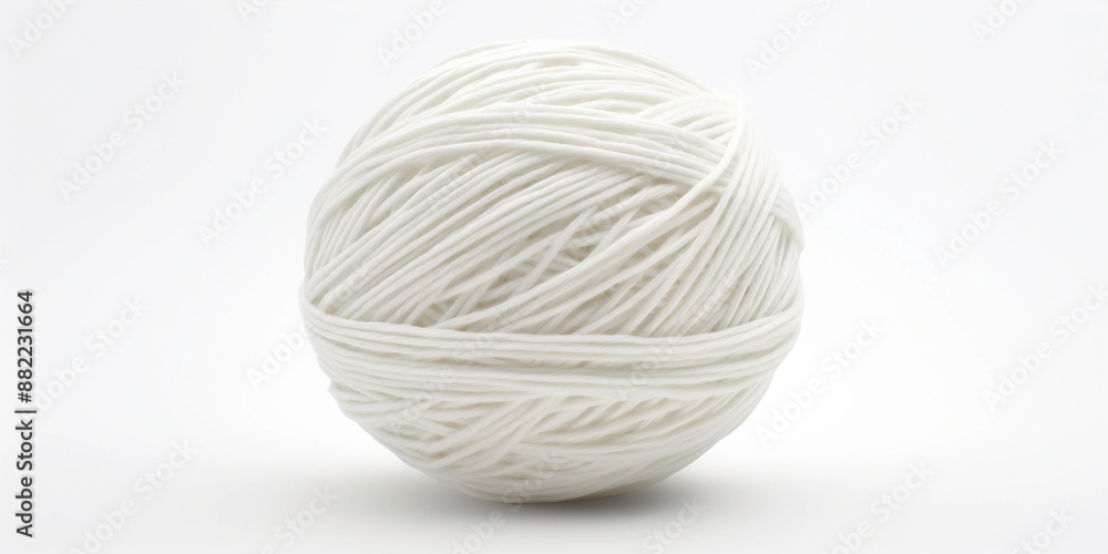 ball of white yarn isolated on white background ball of white yarn isolated on white background