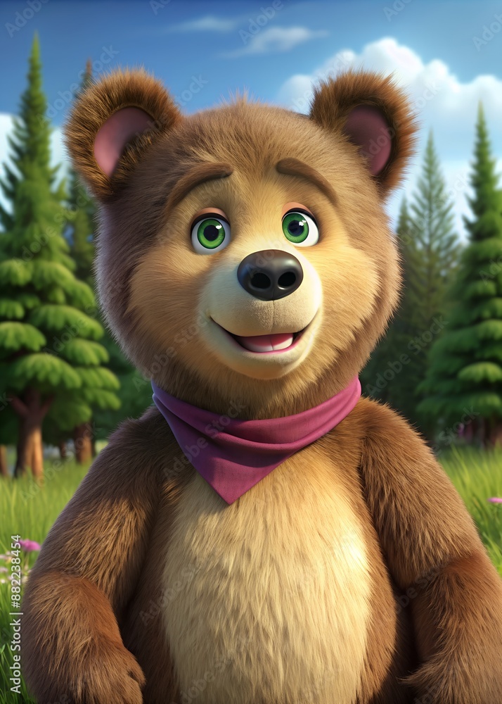 cartoon character bear cartoon character bear