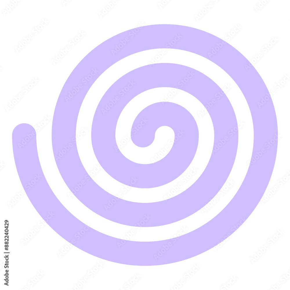 Icon of spiral geometric shape. Suitable for design decoration, scrapbook, lanyard, cut out and more Icon of spiral geometric shape. Suitable for design decoration, scrapbook, lanyard, cut out and more